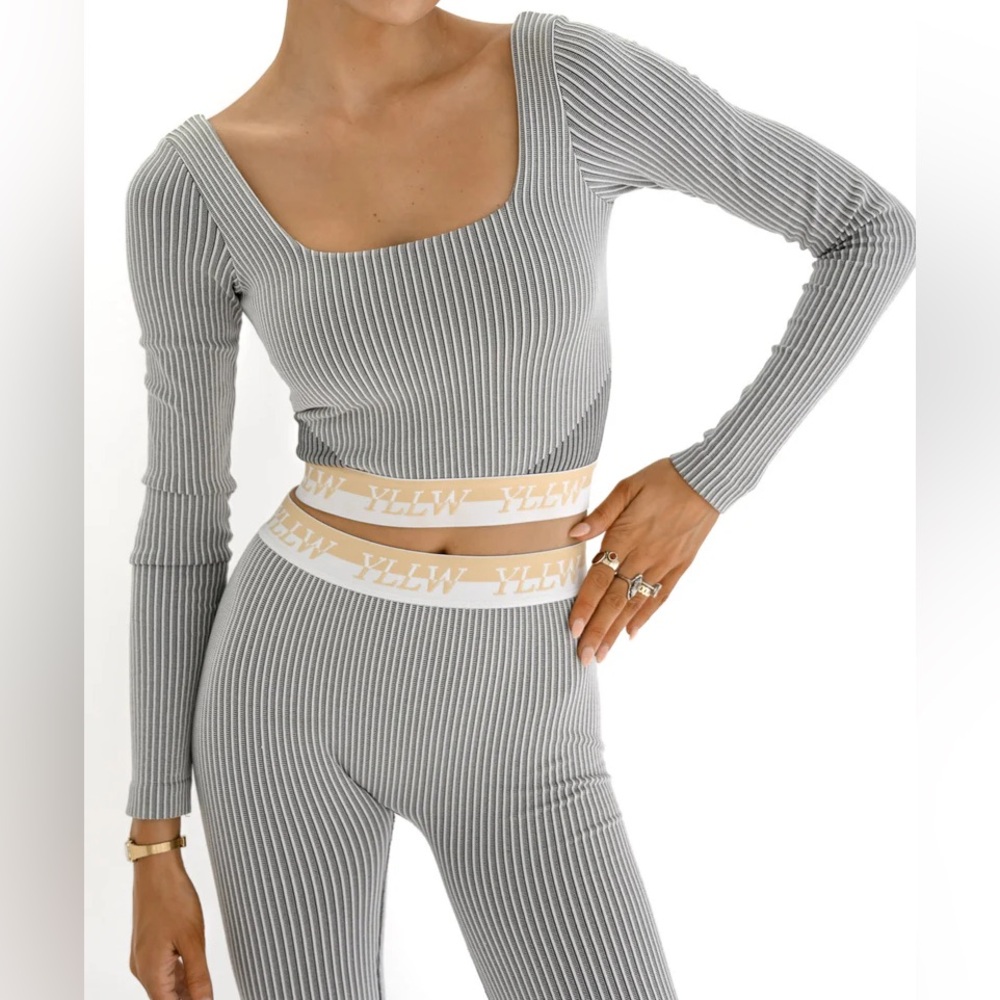 Isa Ribbed Long Sleeve - Neutral - Picture 2 of 3